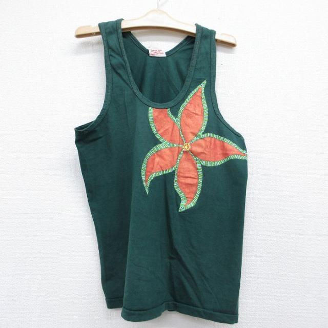 古着 ビンテージ タンクトップ キッズ ボーイズ 子供服 90年代 90s 花 