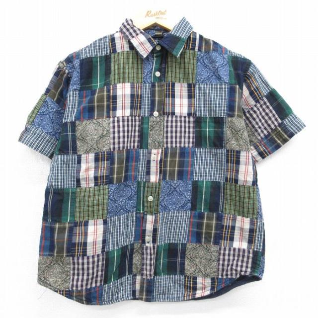古着 ギャップ GAP 半袖 シャツ キッズ ボーイズ 子供服 00年代 00s