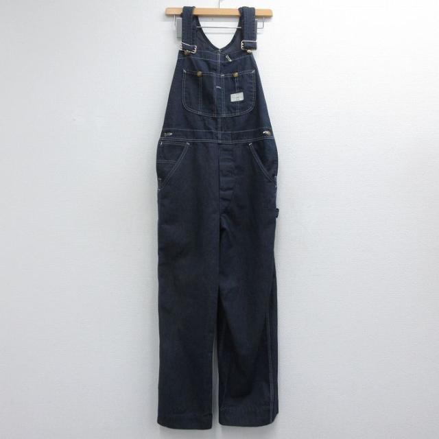 古着 シアーズ オーバーオール メンズ 80年代 80s ネイビー デニム 26