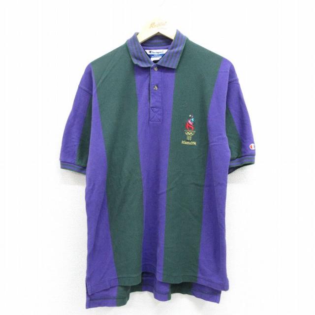 古着 チャンピオン champion 半袖 ブランド ポロ シャツ メンズ 90