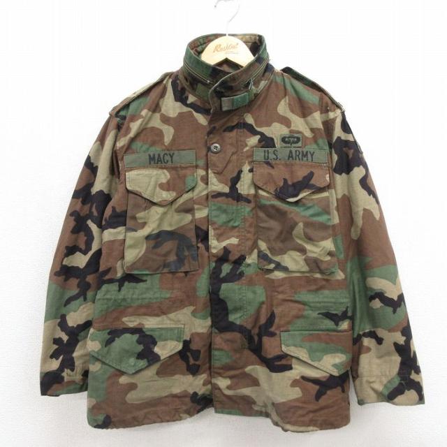 古着 長袖 ミリタリー フィールド ジャケット メンズ 80年代 80s M-6