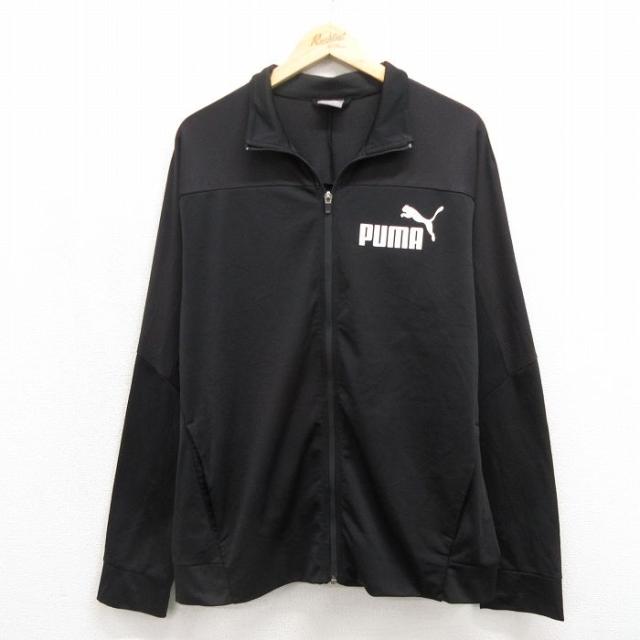古着 プーマ puma 長袖 ジャージ メンズ ブラック 26jul22 中古