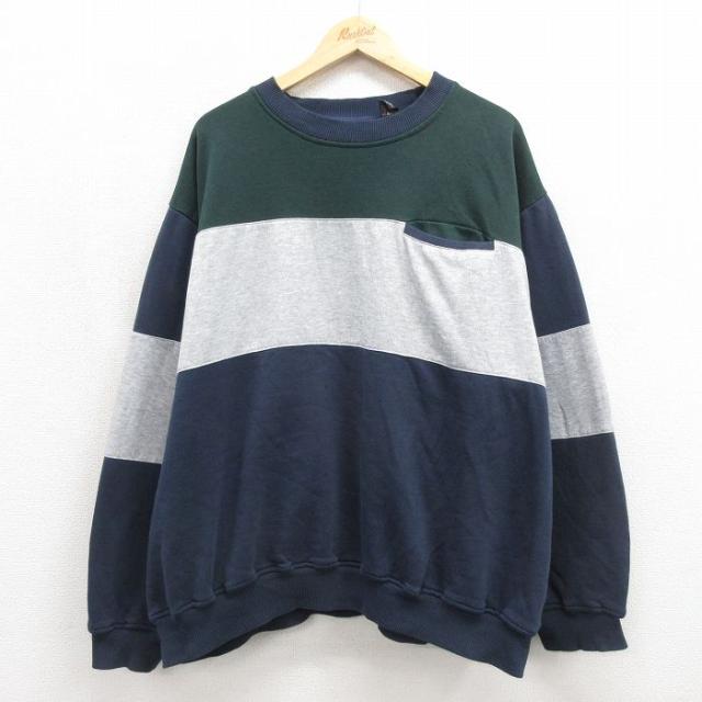 古着 メンバーズオンリー 長袖 スウェット メンズ 00年代 00s 大きいサイ