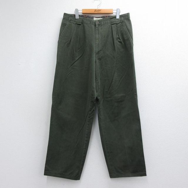 古着 バナナリパブリック パンツ メンズ 90年代 90s コットン カーキ s