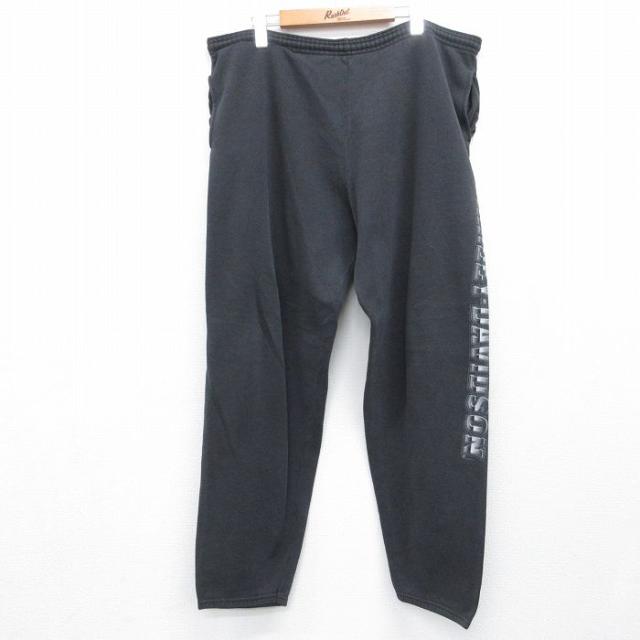 古着 ハーレーダビッドソン スウェット パンツ メンズ ビッグロゴ ブラック s