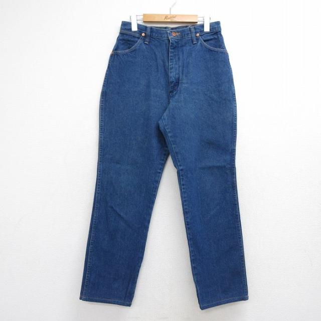 古着 ラングラー ジーンズ メンズ 90年代 90s コットン USA製 ネイビ