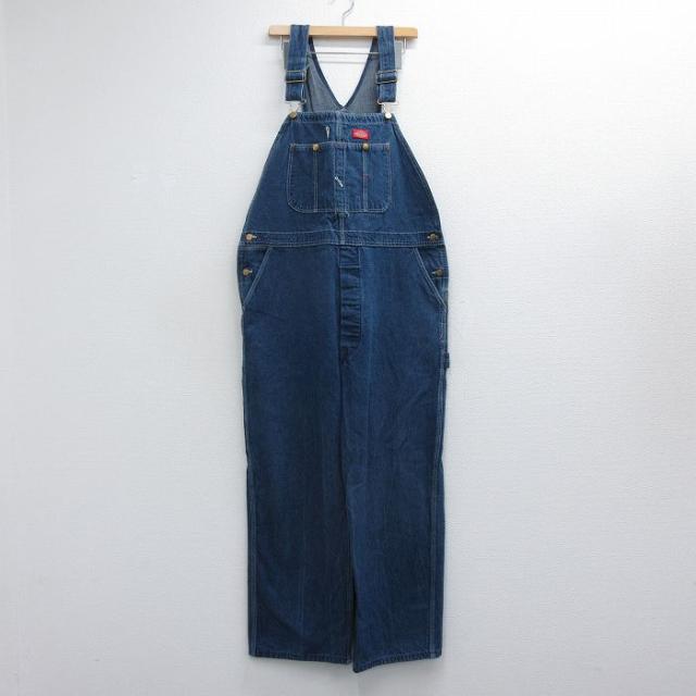 古着 ディッキーズ オーバーオール メンズ 90年代 90s 大きいサイズ コッ