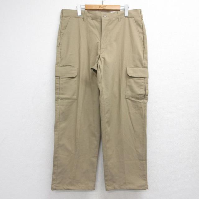 古着 レッドキャップ ワーク パンツ メンズ ベージュ 26jul31 中古