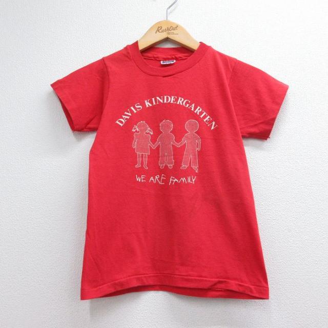古着 ヘインズ 半袖 ビンテージ Tシャツ キッズ ボーイズ 子供服 80年代 