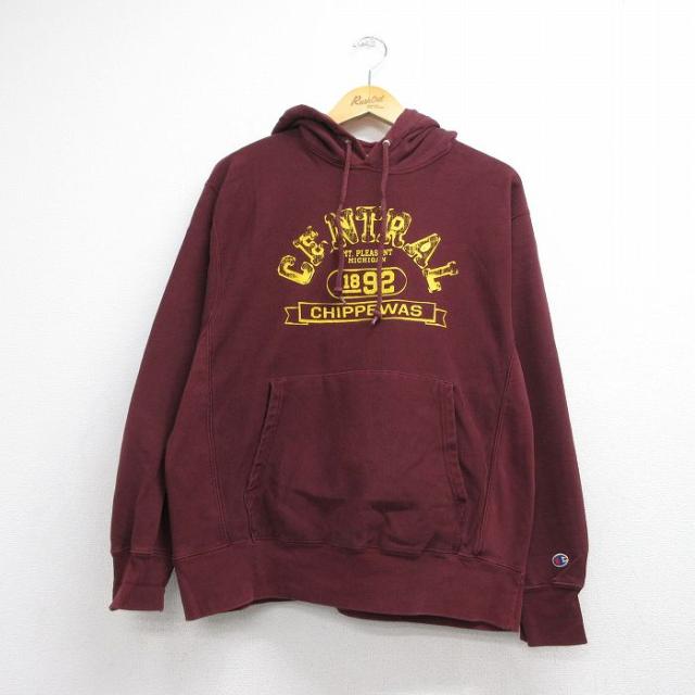 古着 長袖 チャンピオン Champion リバースウィーブ メンズ パーカー