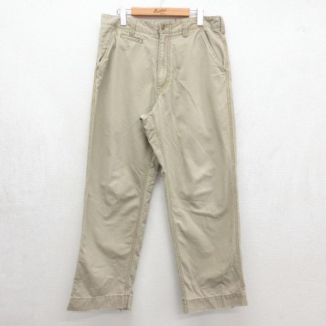 古着 アメリカンイーグル パンツ メンズ 00年代 00s コットン ベージュ 