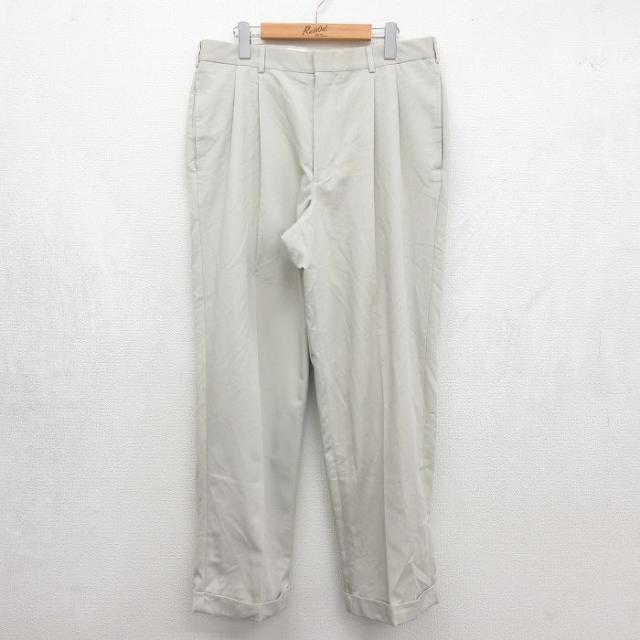 古着 ペリーエリス スラックス パンツ メンズ 90年代 90s レーヨン ベー