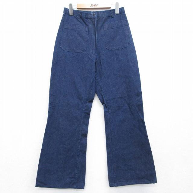 古着 ミリタリー パンツ レディース 80年代 80s ユーティリティ フレア 