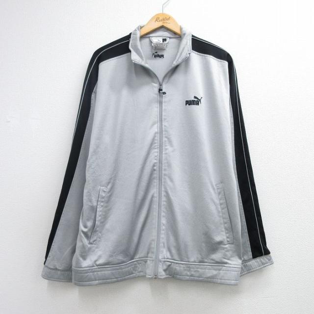 古着 プーマ puma 長袖 ジャージ メンズ 00年代 00s ワンポイントロ