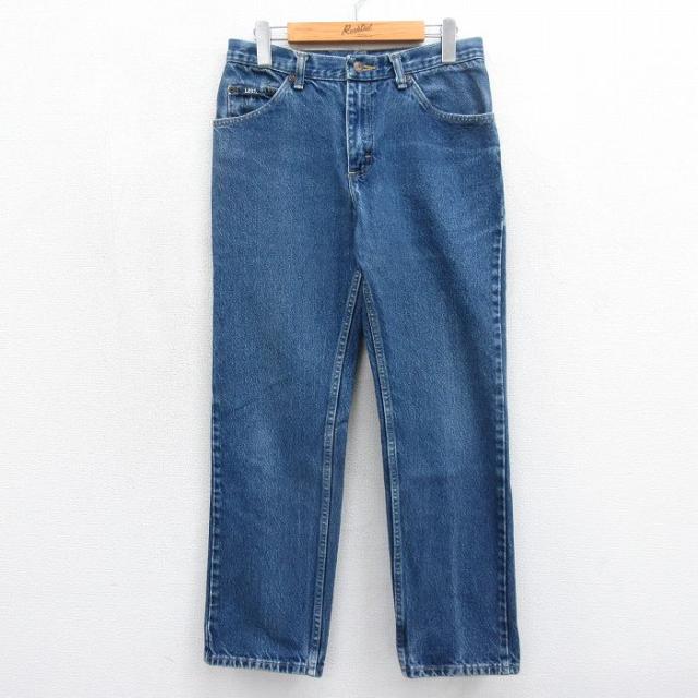 古着 リー Lee パンツ メンズ ネイビー デニム 26aug07 中古