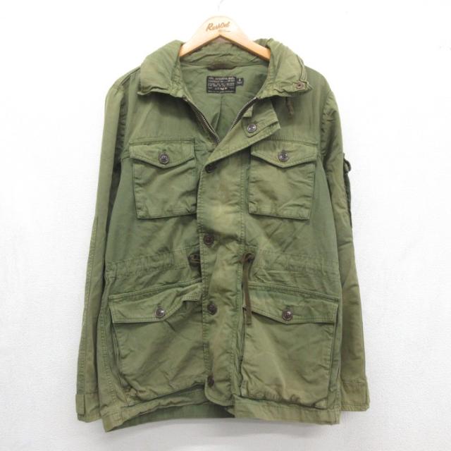 古着 ジェイクルー 長袖 ミリタリー ジャケット メンズ フィールド M-65