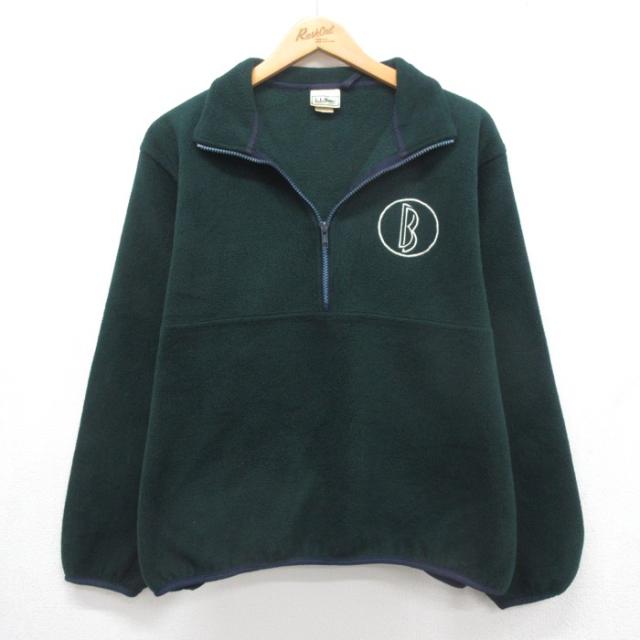 古着 L.L.Bean エルエルビーン 長袖 ジャケット ハーフジップ メンズ 
