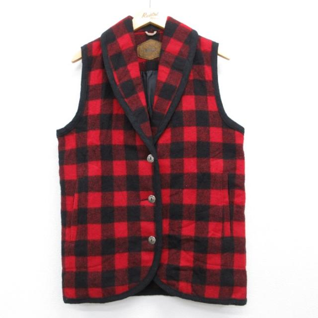 古着 Woolrich ノースリーブ レディース 90年代 90s メンズ ショ