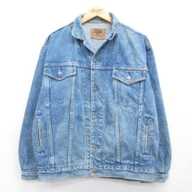 古着 ギャップ GAP 長袖 デニム ジャケット メンズ 00年代 00s ジー
