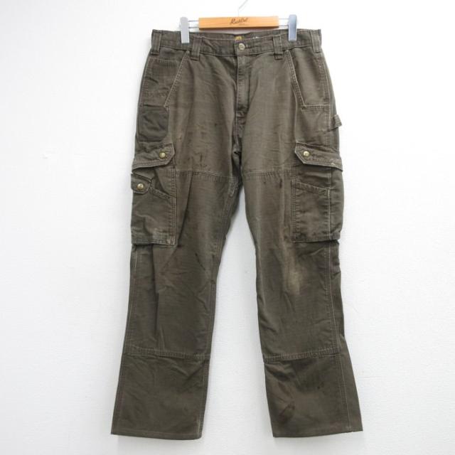 古着 カーハート Carhartt パンツ メンズ カーゴ リップストップ コッ