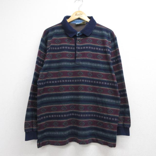 古着 L.L.Bean エルエルビーン 長袖 ブランド ポロ シャツ メンズ 9