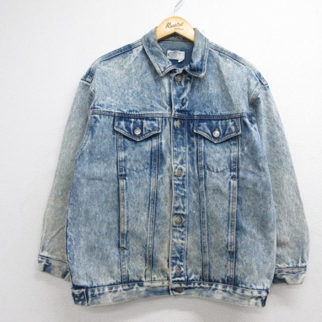 古着 カルバンクライン Calvin Klein 長袖 デニム ジャケット メン