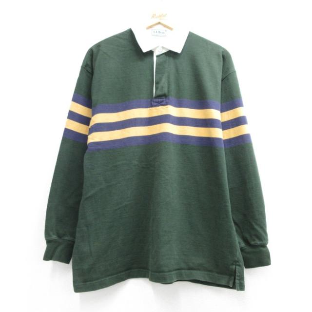 古着 L.L.Bean エルエルビーン 長袖 ブランド シャツ メンズ 90年代