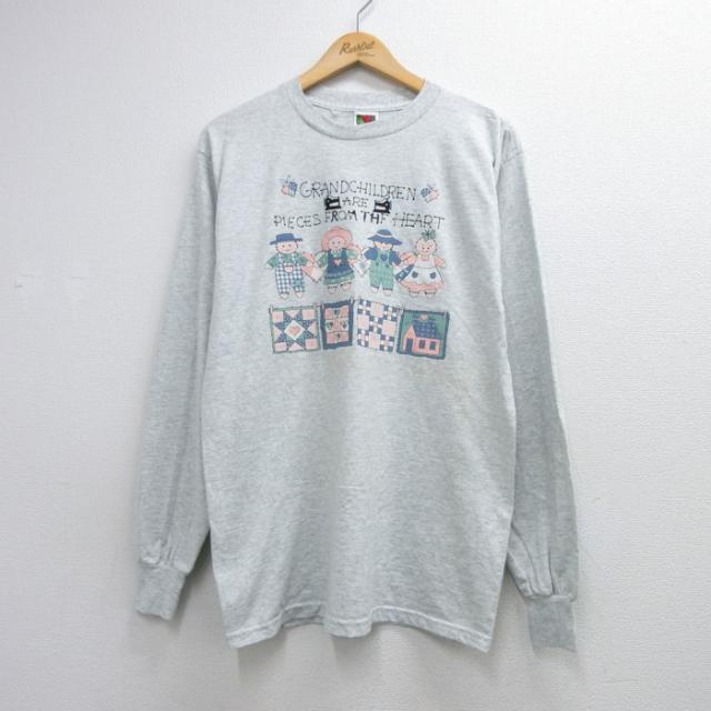 古着 フルーツオブザルーム FRUIT OF THE LOOM 長袖 Tシャツ 