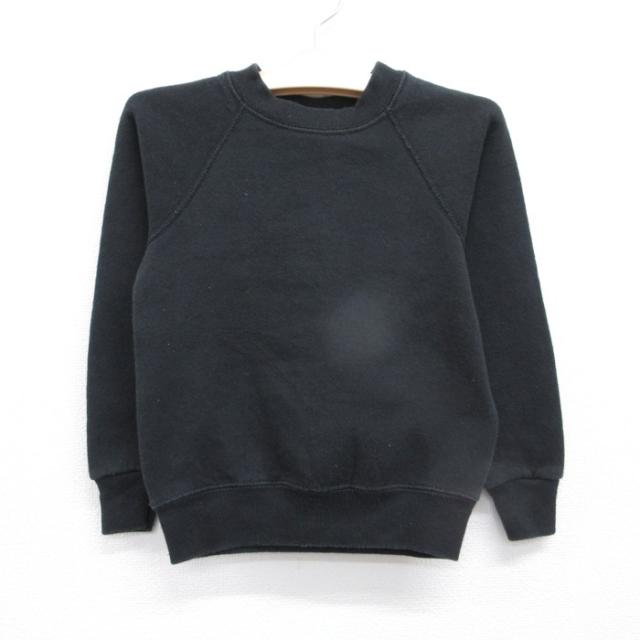 古着 リー Lee 長袖 子供服 90年代 90s キッズ スウェット 無地 ラ