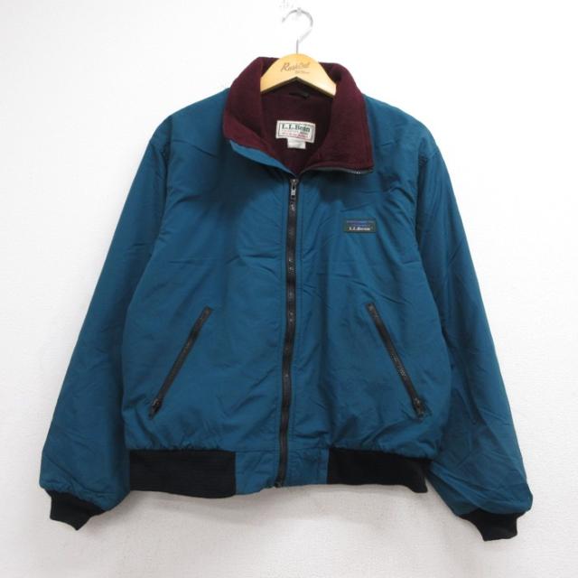エルエルビーン 90s ウォームアップジャケット ブルー L | 古着 26au