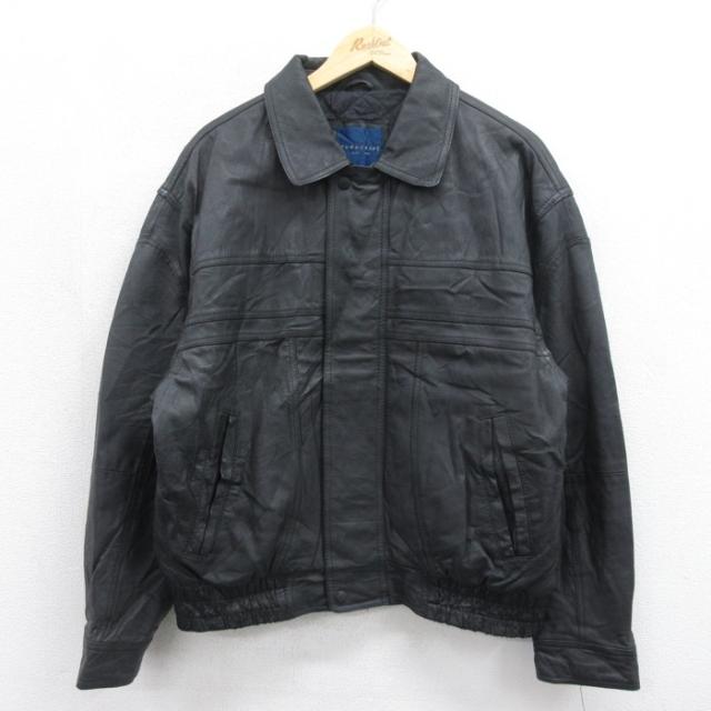 古着 タウンクラフト TOWNCRAFT 長袖 レザー ジャケット メンズ 90