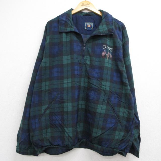 古着 ラルフローレン チャップス CHAPS 長袖 ナイロン ジャケット メンズ