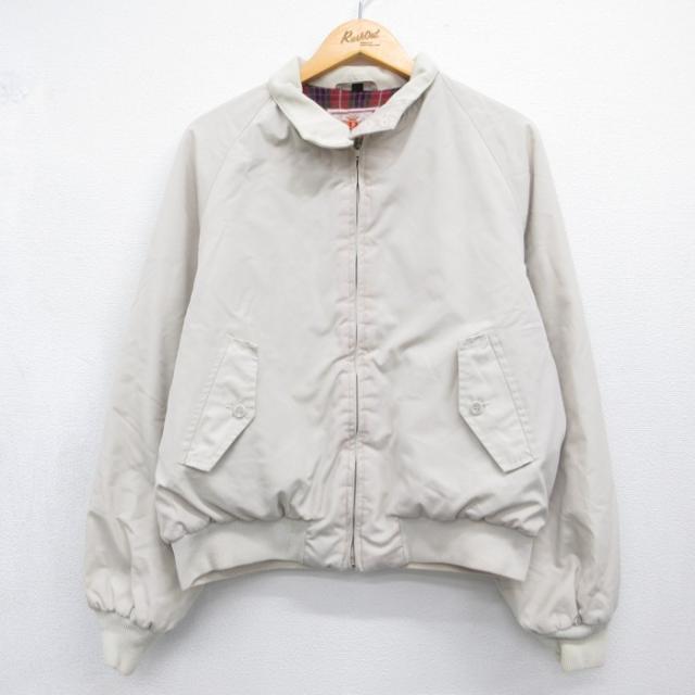 バラクータ 80s ジャケット YKKジップ ベージュ L | 古着 26aug