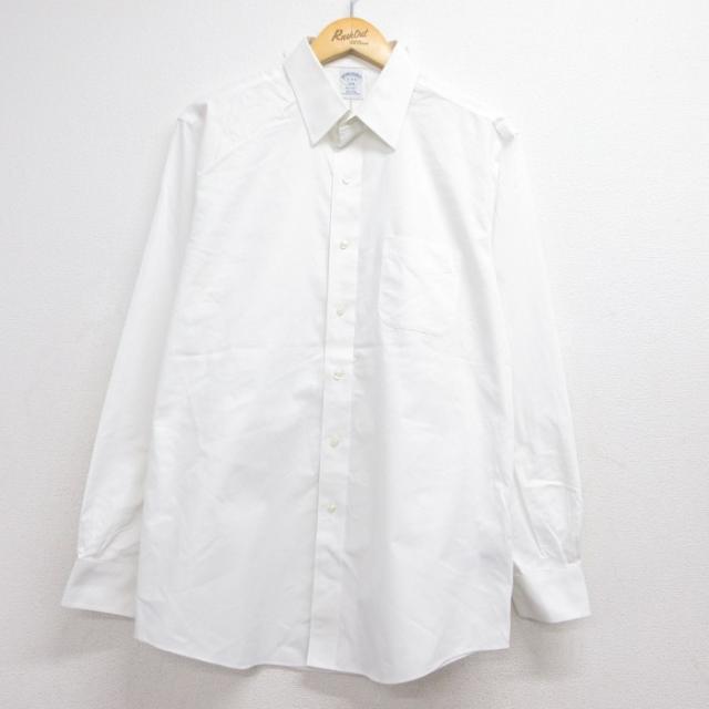 ブルックスブラザーズ 長袖シャツ REGENT ホワイト L | 古着 26au