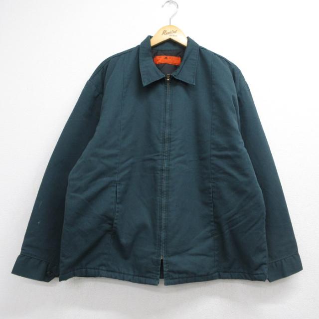 レッドキャップ 90s 長袖ジャケット グリーン XL | 古着 26aug27