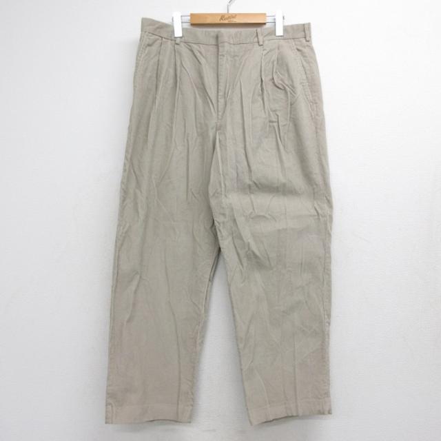 古着 LANDSEND ランズエンド コーデュロイ パンツ メンズ ツータック