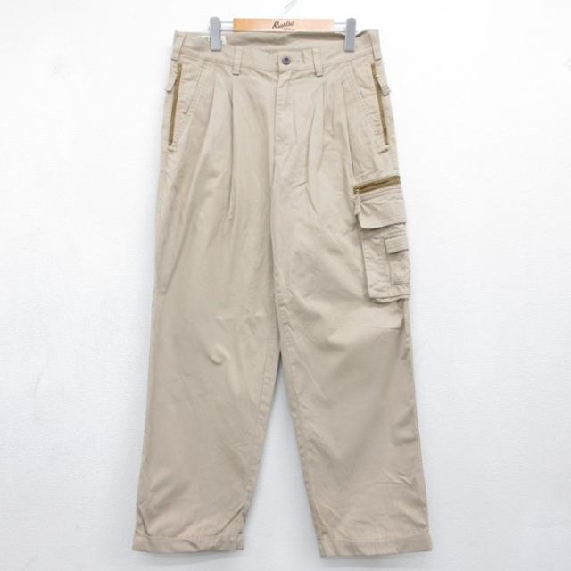 古着 オービス ORVIS メンズ 00年代 00s カーゴ コットン ベージュ