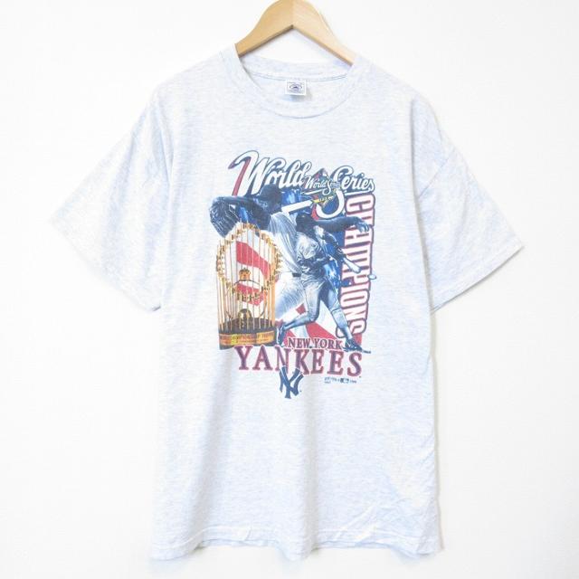 メジャーリーグ 90s 半袖Tシャツ ニューヨークヤンキース グレー XL |