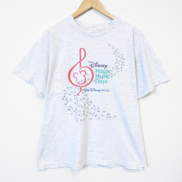 ディズニー 00s 半袖Tシャツ マジックミュージック グレー XL | 古着 