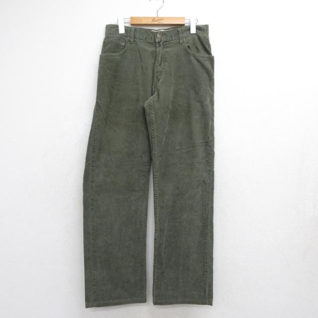 古着 Levis リーバイス コーデュロイ パンツ メンズ 559 カーキ 26