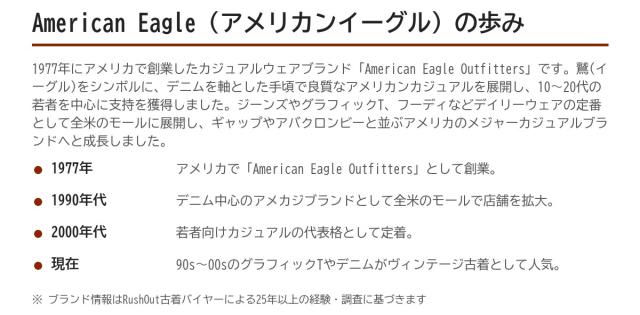 American Eagleの歩み