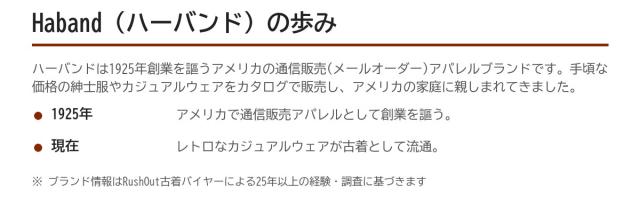 HABANDの歩み