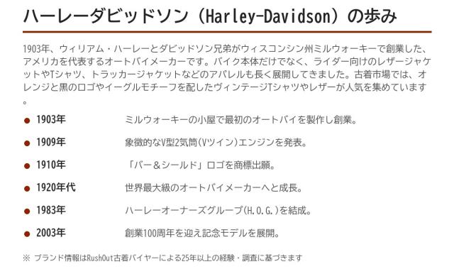 Harley-Davidson(ハーレーダビッドソン)の歩み