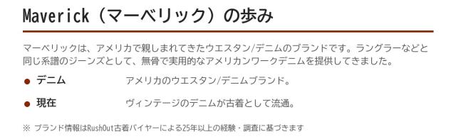 Maverick(マーベリック)の歩み