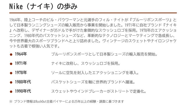 Nike(ナイキ)の歩み