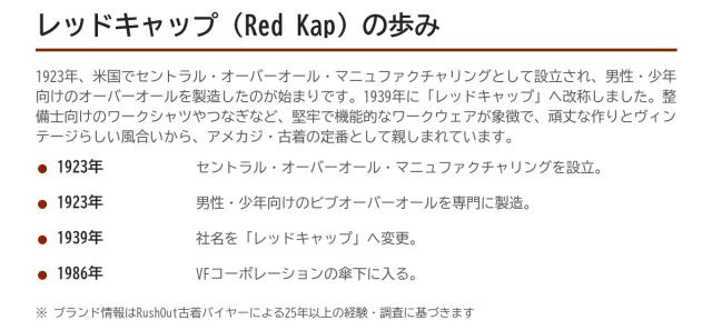 Red Kapの歩み