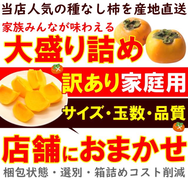お試し用訳あり種なし柿