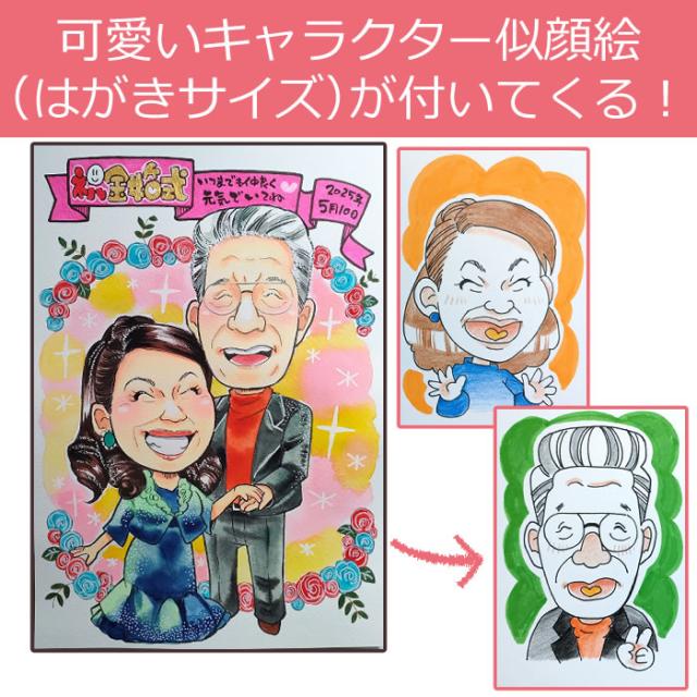 ポストカード似顔絵1