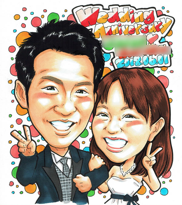 似顔絵ホットビューティメイン