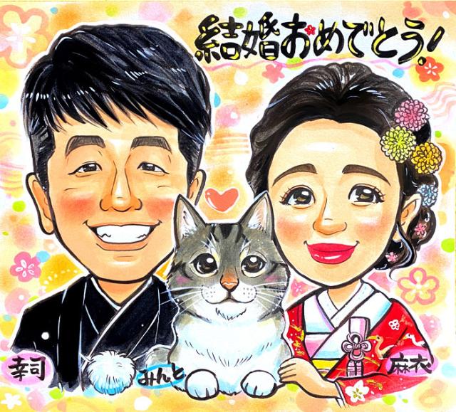 スマイル満開似顔絵2